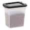Clear & Black 12.75qt. Pet Food Container With Sealed Top